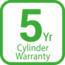Warranty 5 cylinder product item